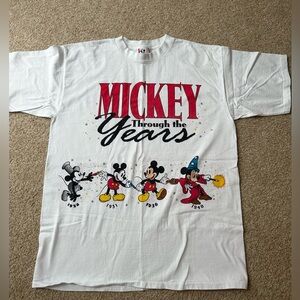 Vintage Mickey Mouse “through the years” T-shirt